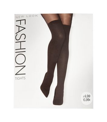 over the knee look tights