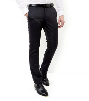 mens textured suit trousers