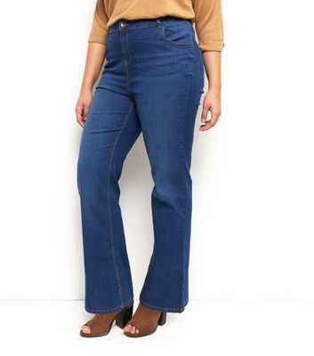 new look curves bootcut jeans