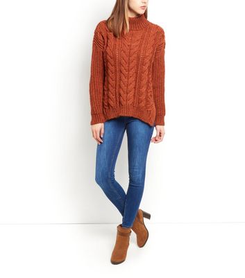 rust womens jumper