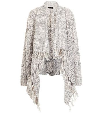tassel cardigan black