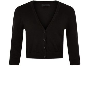 black cardigan short