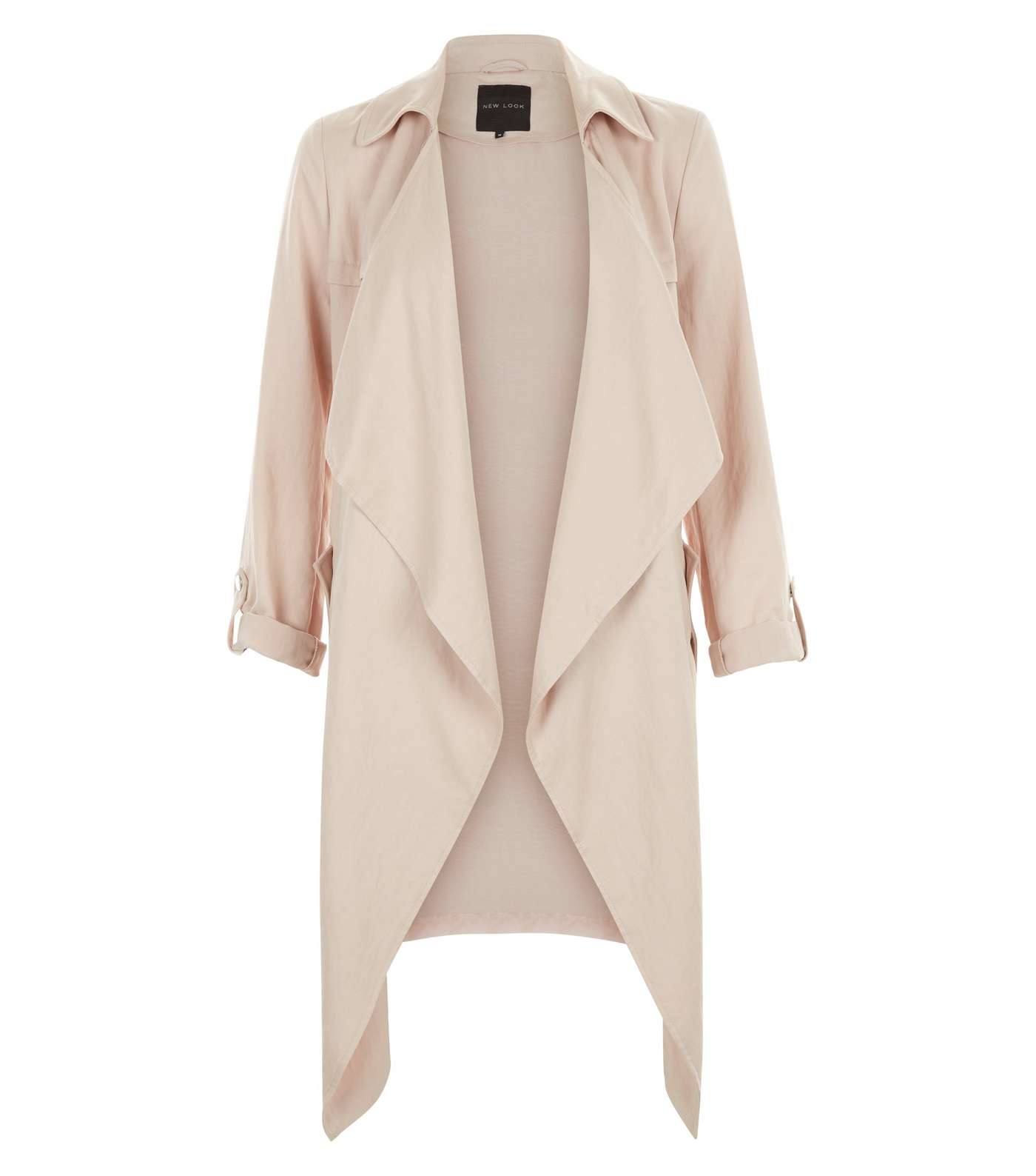 Shell Pink Waterfall Duster Coat 