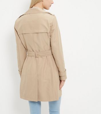 new look suede trench coat