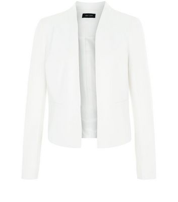 white jacket new look
