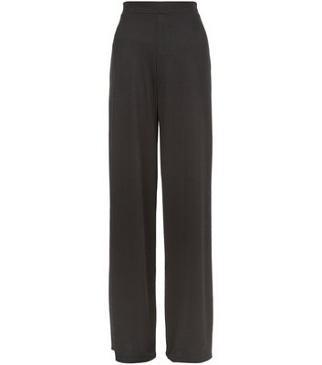 black wide leg trousers new look