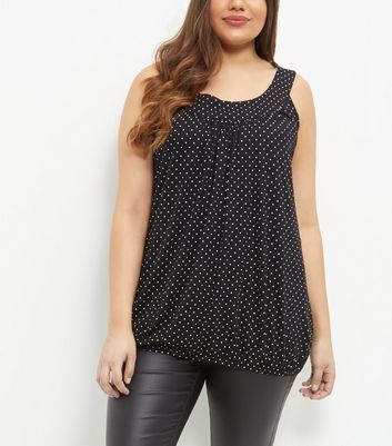 black bubble hem tops plus size