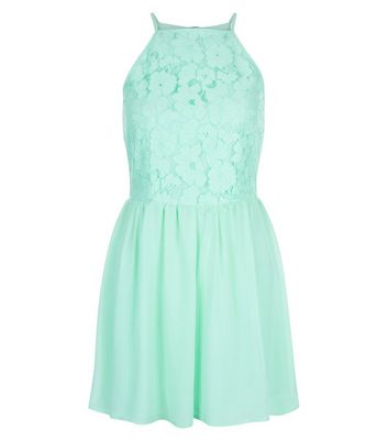 new look mint green dress