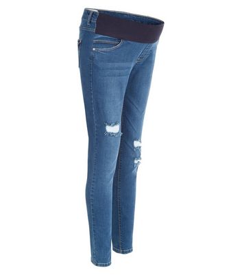 under bump skinny jeans