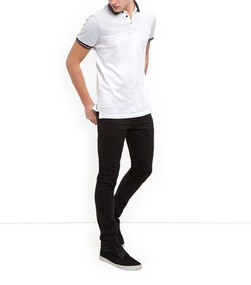 navy polo black jeans