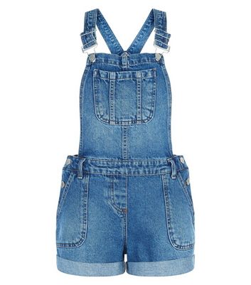 denim short dungarees womens