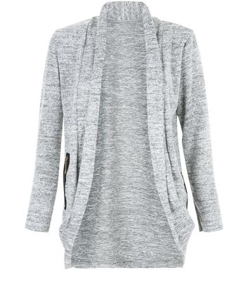 zip pocket cardigan
