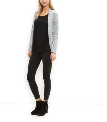zip pocket cardigan