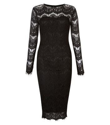 ax paris black lace dress