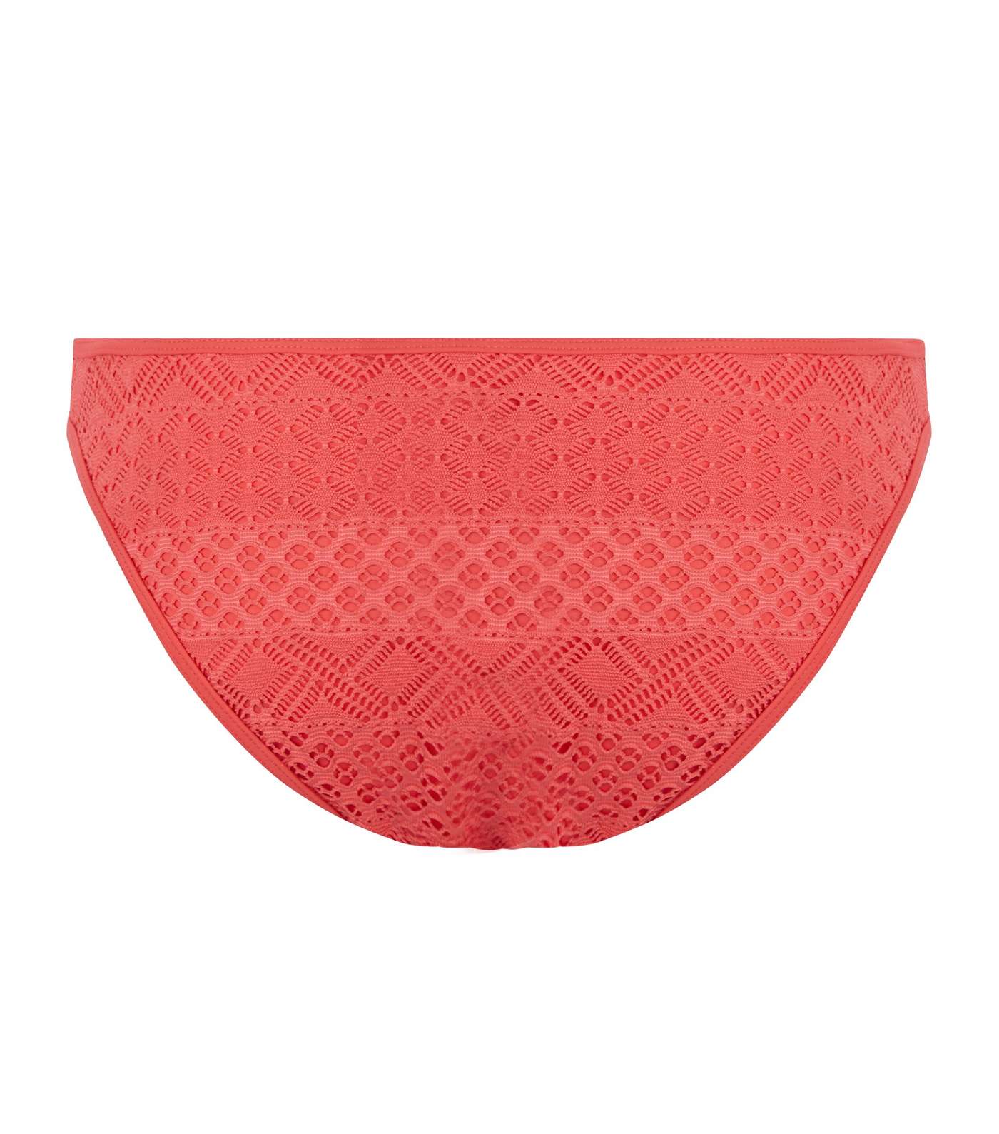 Red Crochet Bikini Bottoms Image 2