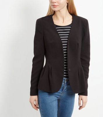 new look peplum blazer