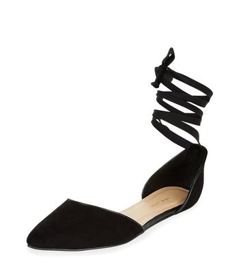 wide fit lace up pumps