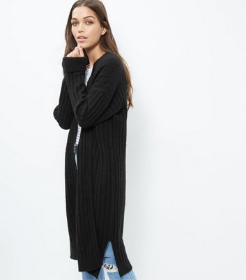 2973円 【SALE／58%OFF】 ニュールック New Look longline knitted vest in black レディース