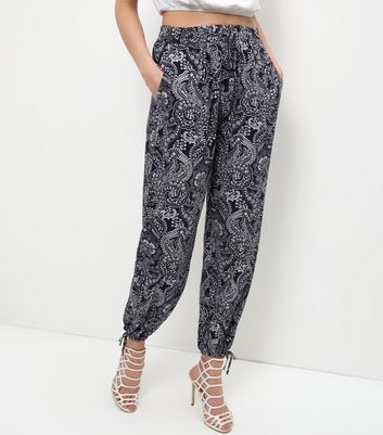 paisley print joggers