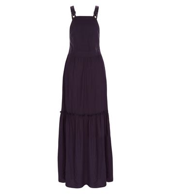 dungaree maxi dress