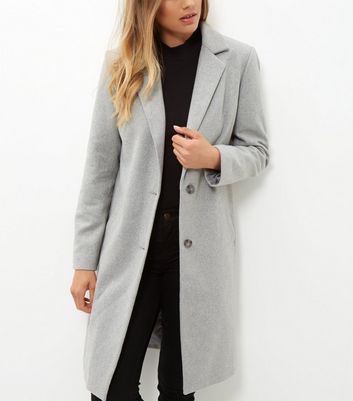 longline grey coat