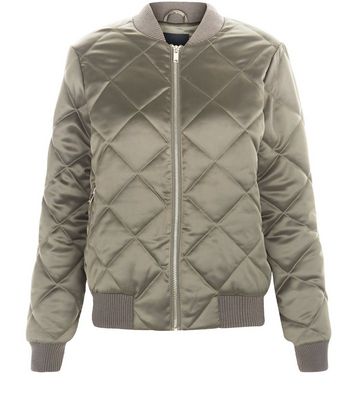 new look khaki bomber jacket