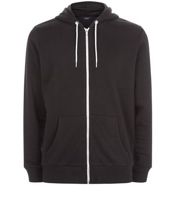 new look mens black hoodie