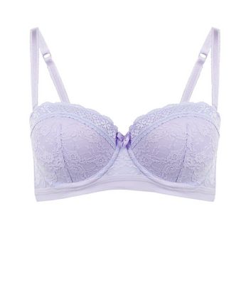 lilac lace bralette