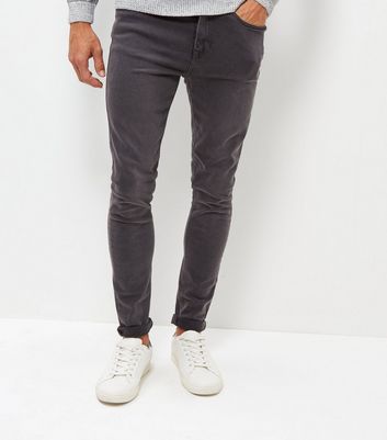 dark grey skinny jeans men's