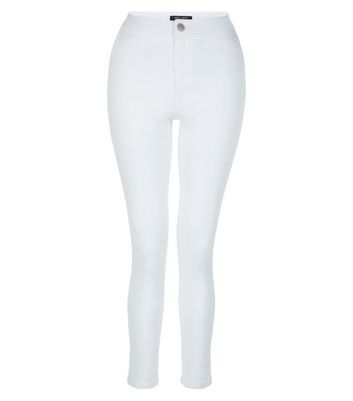new look white skinny jeans