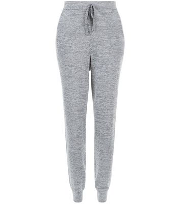 grey knit joggers