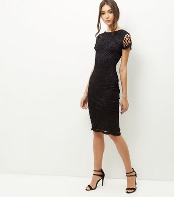 new look lace midi dress
