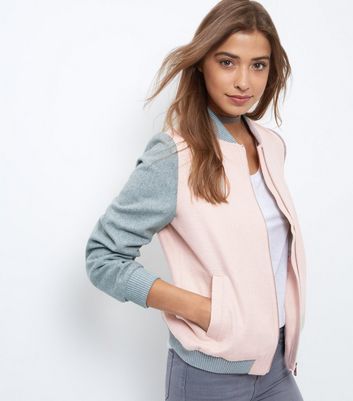 new look pink bomber jacket