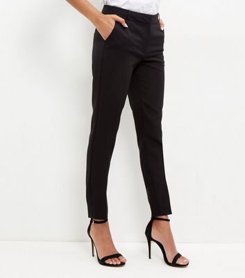 black trousers slim leg