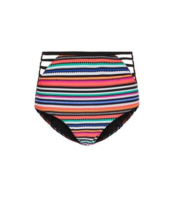 De Supprimer À Wishlist Bikini Multicolores Ajouter Haute Rayures Bas Taille La 5L3ARjqc4