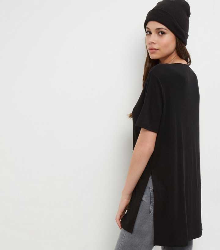 Split longline t-shirt - Bittersweet Paris