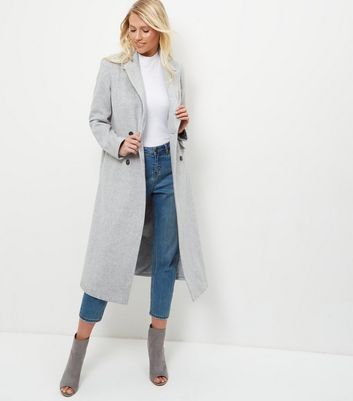 longline grey coat