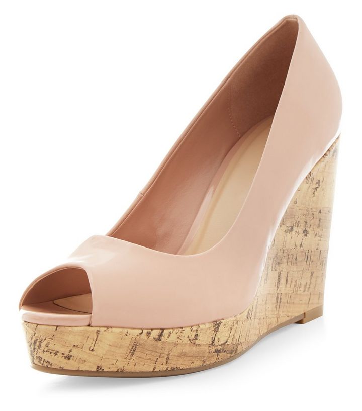 Peeptoe wedge