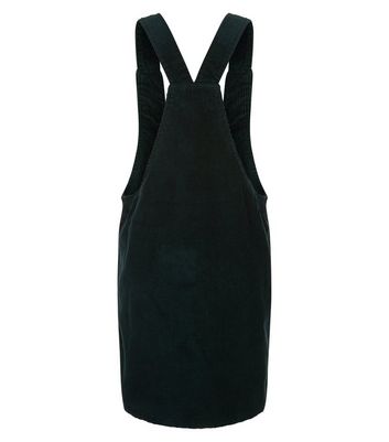 green cord pinafore