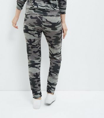 petite camo joggers