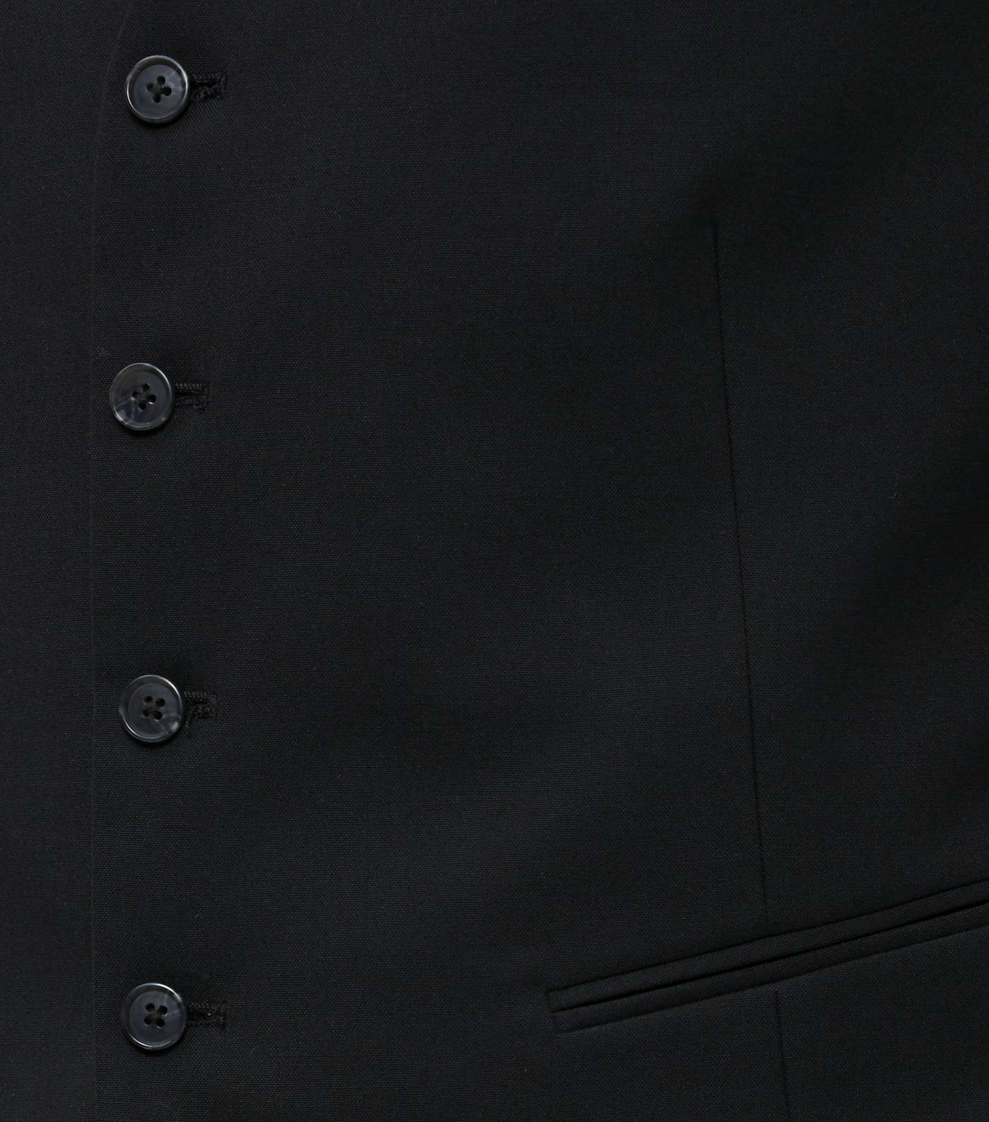 Black Suit Waistcoat Image 5