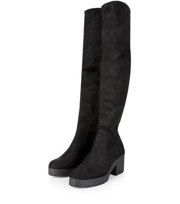 new look wide fit knee high boots