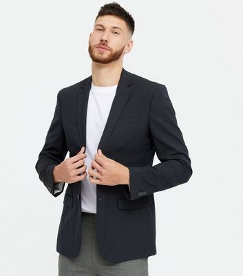 t shirt suit jacket and jeans