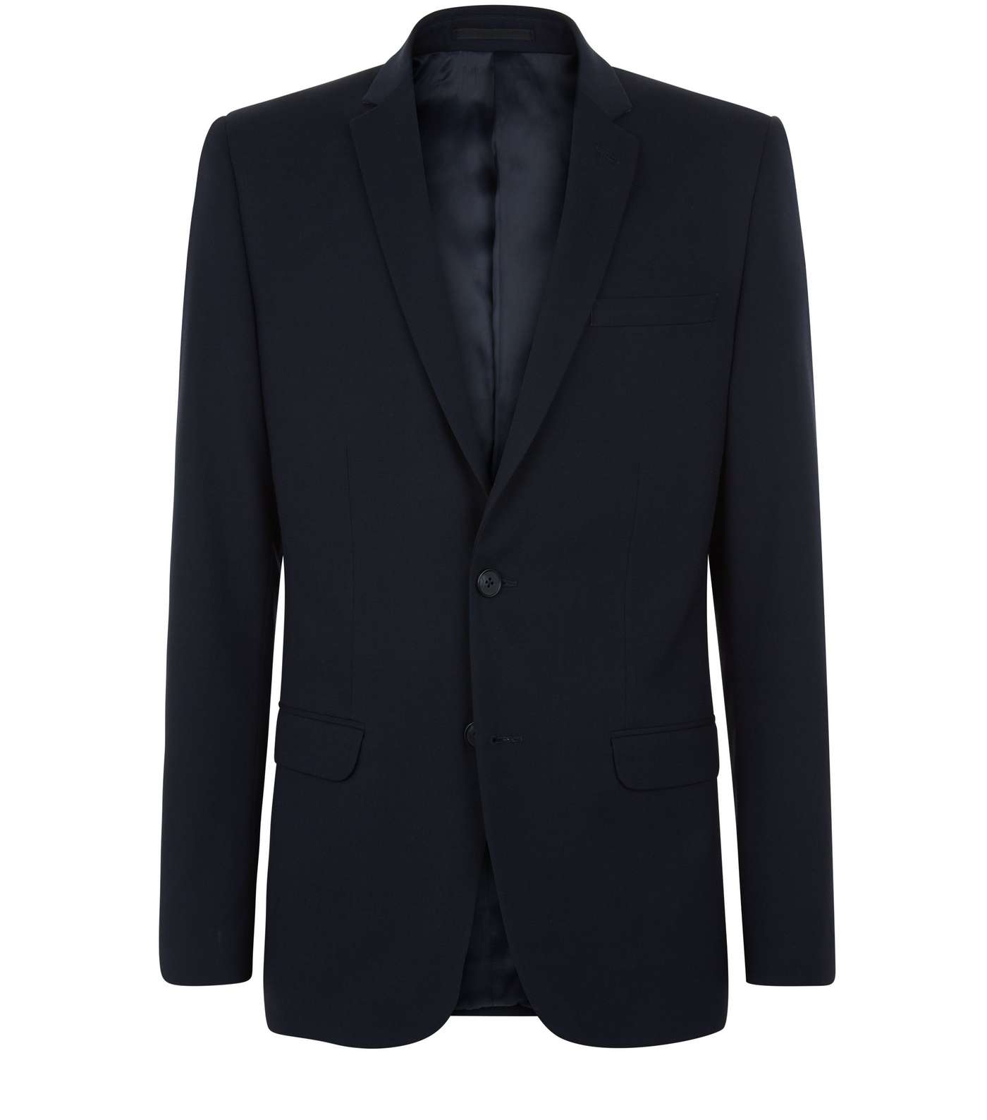 Blue Slim Fit Suit Jacket Image 4