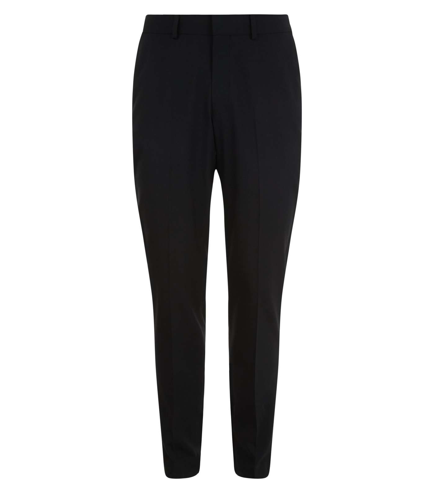 Black Slim Fit Suit Trousers Image 4