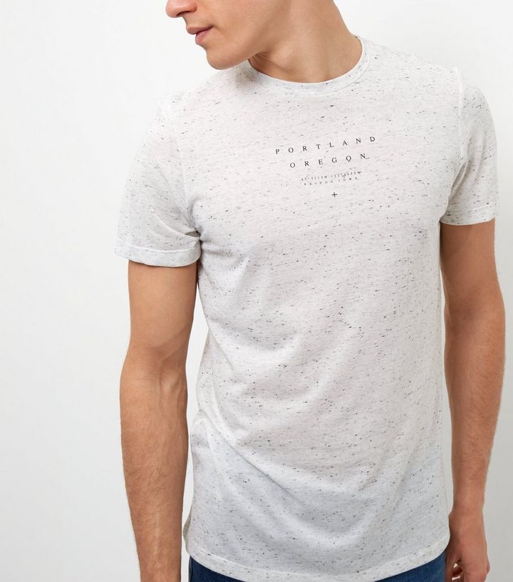 Cream Portland Oregon T Shirt New Look