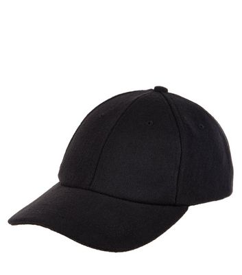 womens black ball cap