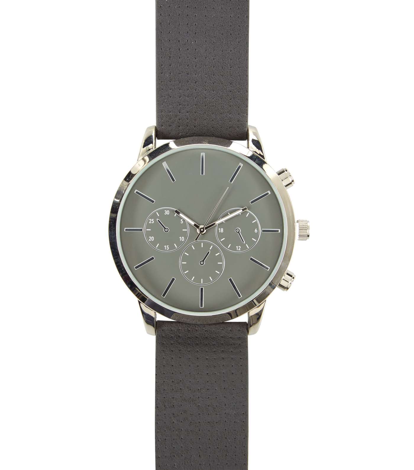Grey Perforated Watch