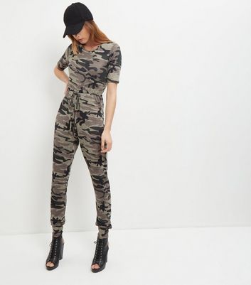 army print jumpsuit