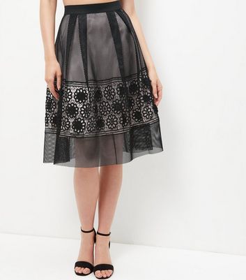 midi skater skirt